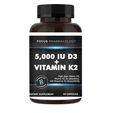 5,000 IU Vitamin D3 with Vitamin K2