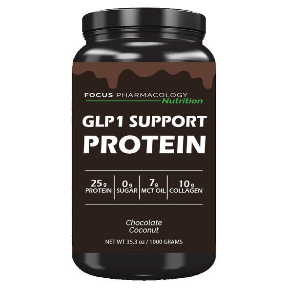 Focus Pharmacology GLP-1 Support Whey Protein Isolate + Collagen + MCT Oil