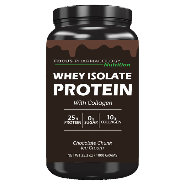 Focus Pharmacology Whey Protein Isolate + Collagen