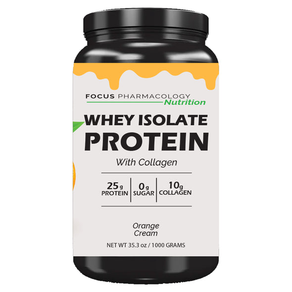 Focus Pharmacology Whey Protein Isolate + Collagen