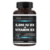 5,000 IU Vitamin D3 with Vitamin K2
