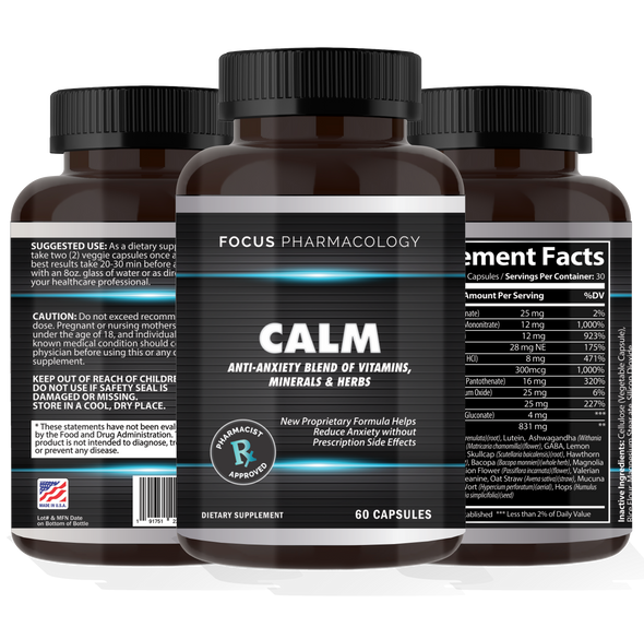 CALM: A CBD Free Anxiety Formula